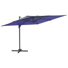 Lauko skėtis vidaXL, mėlynas цена и информация | Зонты, маркизы, стойки | pigu.lt