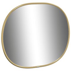 vidaXL Sieninis veidrodis, auksinės spalvos, 30x25cm цена и информация | Зеркала | pigu.lt
