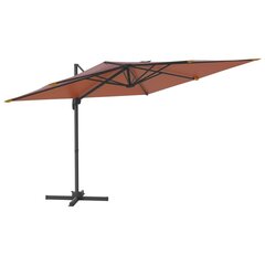 Lauko skėtis vidaXL, raudonas цена и информация | Зонты, маркизы, стойки | pigu.lt