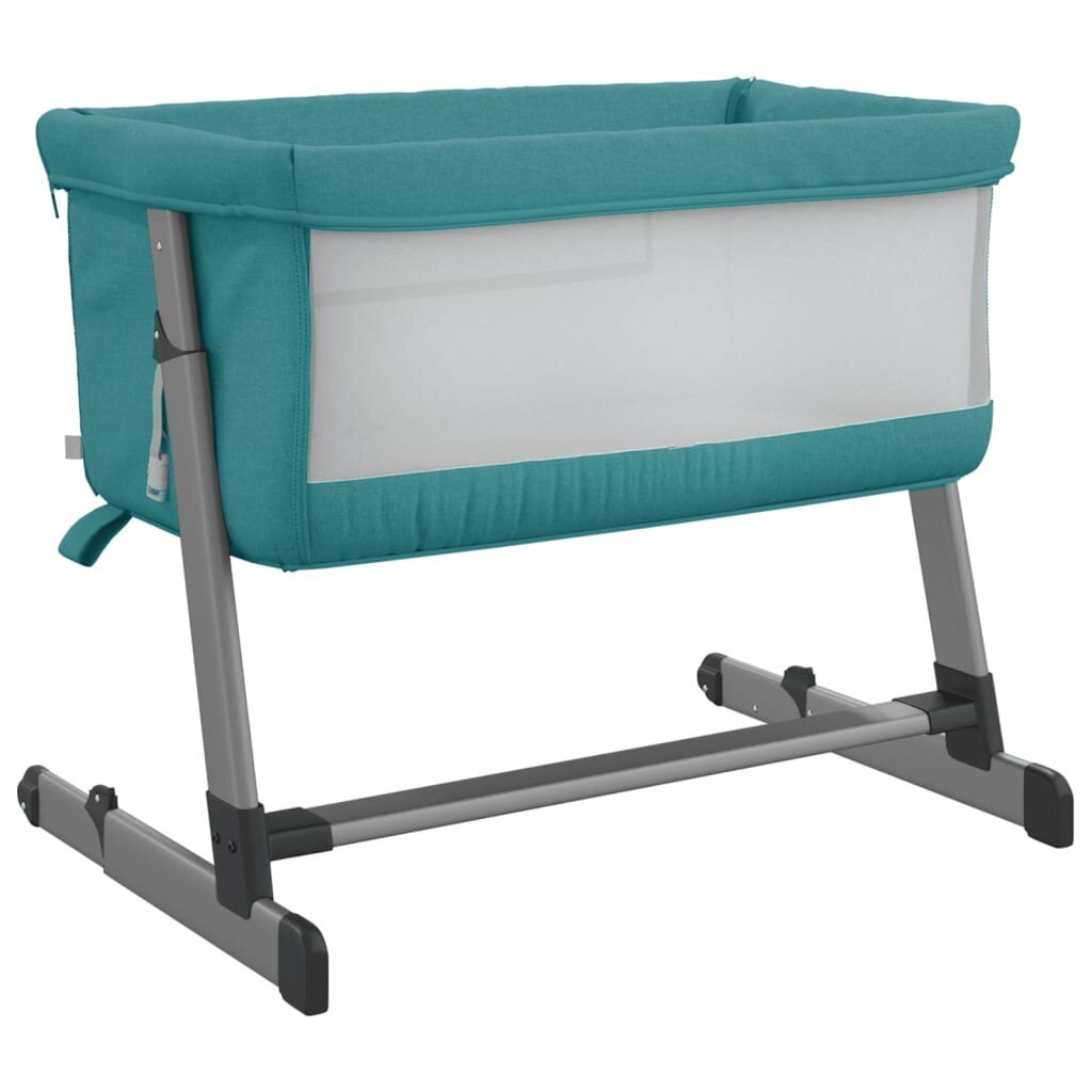 Kūdikio lovytė vidaXL, žalia kaina ir informacija | Kūdikių lovytės | pigu.lt