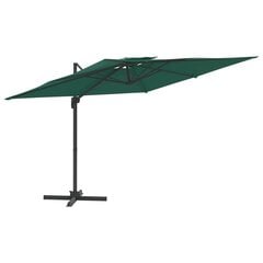 Lauko skėtis vidaXL, žalias цена и информация | Зонты, маркизы, стойки | pigu.lt