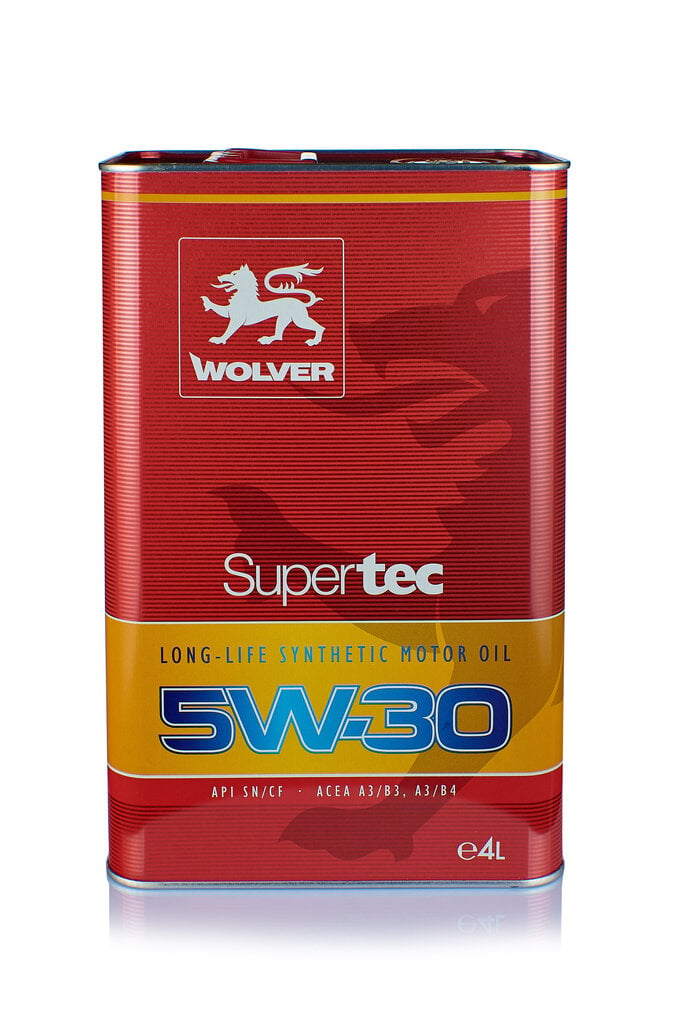 Wolver SuperTec sintetinė variklinė alyva. 5W-30, 4L kaina ir informacija | Variklinės alyvos | pigu.lt