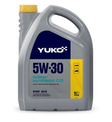 Yuko Super Synthetic С3 5W-30 sintetinė variklinė alyva, 5L kaina ir informacija | Variklinės alyvos | pigu.lt