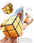 Galvosūkis Rubiko kubas 2x2, aukso spalvos kaina ir informacija | Stalo žaidimai, galvosūkiai | pigu.lt