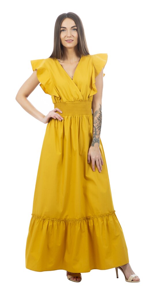 Molly Bracken moteriška suknelė, geltona цена и информация | Suknelės | pigu.lt