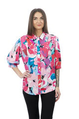 Molly Bracken moteriški marškiniai, rožiniai-įvairių spalvų kaina ir informacija | Palaidinės, marškiniai moterims | pigu.lt