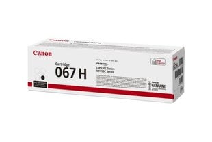 оригинальный тонер canon 067 h bk, черный, 3130p, высокая емкость, 5106c002, canon lbp631cdw, lbp633cdw, mf651cw, mf655cdw, mf657cdw, o цена и информация | Картриджи для лазерных принтеров | pigu.lt