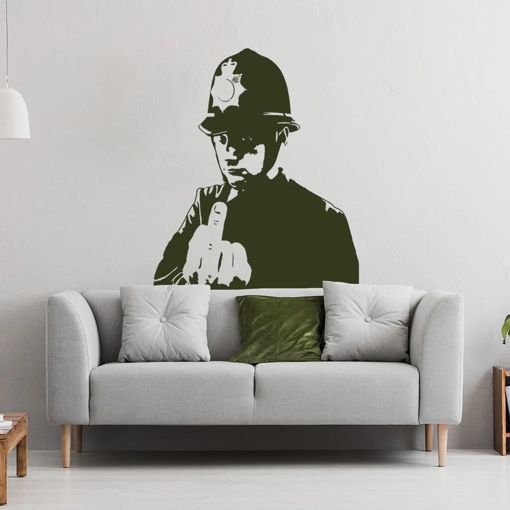 Interjero lipdukas Banksy цена и информация | Interjero lipdukai | pigu.lt