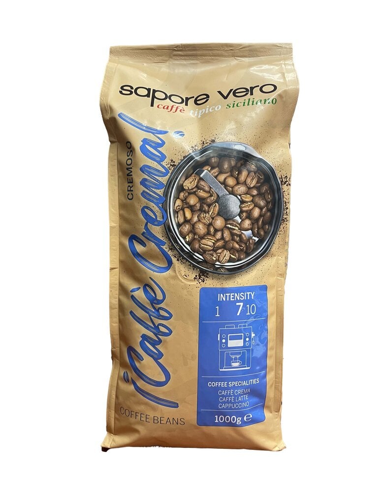Sapore Vero Caffe Crema kavos pupelės, 1kg kaina ir informacija | Kava, kakava | pigu.lt
