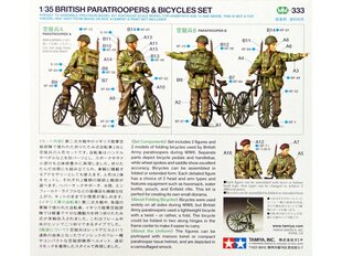 Конструктор Tamiya -british paratroopers set цена и информация | Конструкторы и кубики | pigu.lt