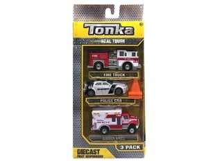Набор пожарных машин «Тонка» цена и информация | Игрушки для мальчиков | pigu.lt
