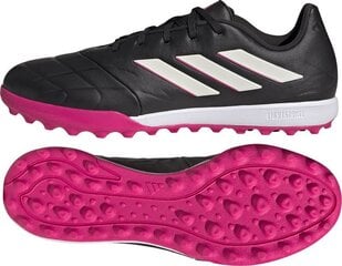 Futbolo batai Adidas Copa Pure.3 TF, 41 1/3 dydis, juodi/rožiniai kaina ir informacija | Futbolo bateliai | pigu.lt