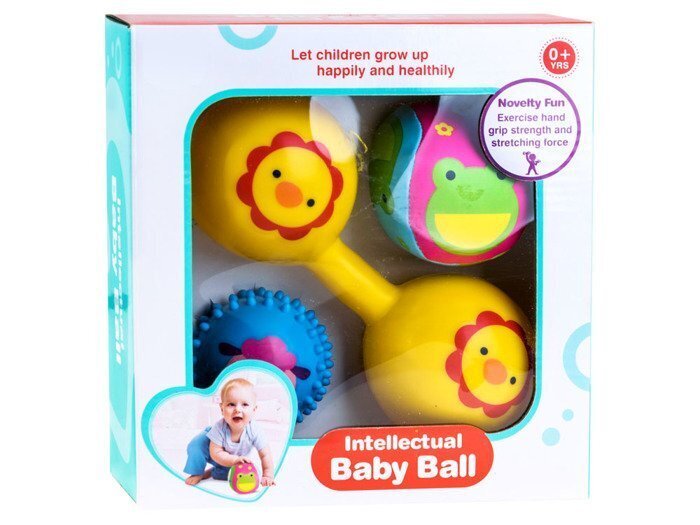 Edukacinis minkštų kamuoliukų rinkinys kaina ir informacija | Žaislai kūdikiams | pigu.lt
