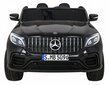 Dvivietis elektromobilis Mercedes GLC 63S, juodas kaina ir informacija | Elektromobiliai vaikams | pigu.lt