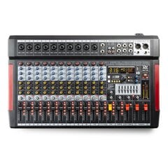 PDM-T1204 Сценический микшер 12-канальный DSP/MP3 цена и информация | DJ пульты | pigu.lt