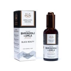 Ajurvedinis aliejus plaukams Himalaya's Dreams Bhringraj + Amla Black Beauty, 100 ml kaina ir informacija | Priemonės plaukų stiprinimui | pigu.lt