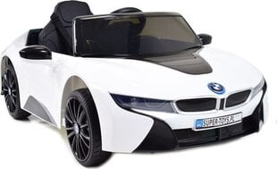 Vaikiškas vienvietis elektromobilis Super-Toys BMW I8 kaina ir informacija | Elektromobiliai vaikams | pigu.lt