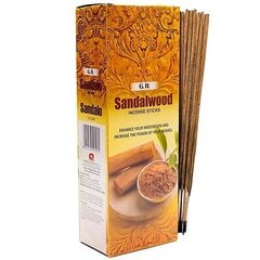 Smilkalų lazdelės GR Sandalwood, 20g kaina ir informacija | Namų kvapai | pigu.lt