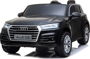 Dvivietis vaikiškas elektromobilis Audi Q5, juodas kaina ir informacija | Elektromobiliai vaikams | pigu.lt