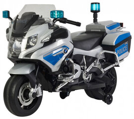 Vienvietis vaikiškas elektrinis motociklas BMW Police kaina ir informacija | Elektromobiliai vaikams | pigu.lt