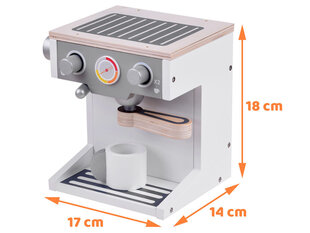 Игрушечная деревянная кофемашина с чашкой Coffee Machine ZA4123 цена и информация | Игрушки для девочек | pigu.lt