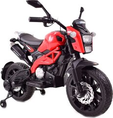 Vienvietis vaikiškas elektrinis motociklas ST CROSS DLS01, raudonas kaina ir informacija | Elektromobiliai vaikams | pigu.lt