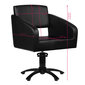 Kirpimo kėdė Gabbiano Bergen, juoda kaina ir informacija | Baldai grožio salonams | pigu.lt