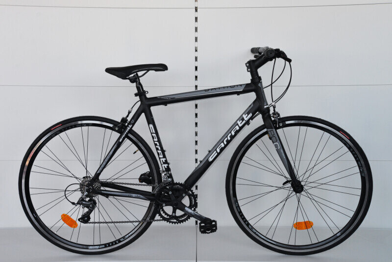 Vyriškas dviratis Carratt 5200 Juodas/Pilkas kaina ir informacija | Dviračiai | pigu.lt
