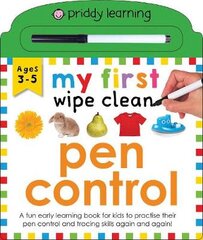 My first wipe clean pen control kaina ir informacija | Knygos mažiesiems | pigu.lt
