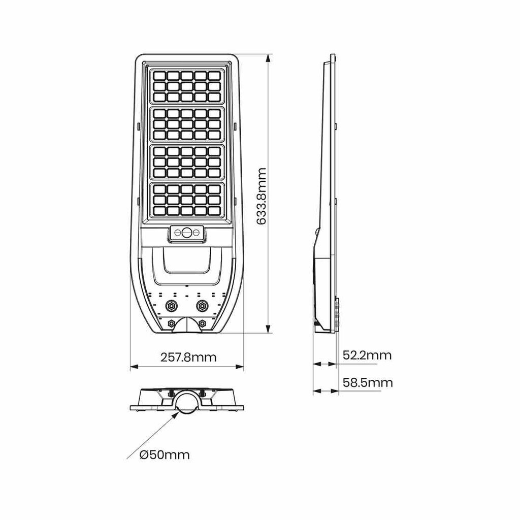 Lauko žibintas su saulės baterija Eko-Light 150W 1800lm 6000K цена и информация | Lauko šviestuvai | pigu.lt