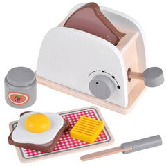 Žaislinis medinis skrudintuvas su priedais Little Chef, ZA4122, 8 d. цена и информация | Игрушки для девочек | pigu.lt