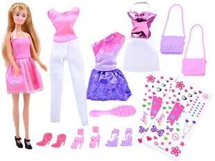 Lėlė Lean Toys Anlily su drabužiais цена и информация | Игрушки для девочек | pigu.lt