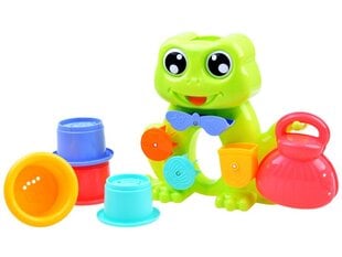 Vonios žaislas Varlytė su puodeliais kaina ir informacija | Žaislai kūdikiams | pigu.lt