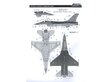 Surenkamas modelis Kinetic F-16A MLU NATO Viper, 1/48, 48100 kaina ir informacija | Konstruktoriai ir kaladėlės | pigu.lt