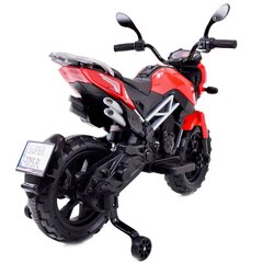 Vienvietis vaikiškas elektrinis motociklas Cross, raudonas kaina ir informacija | Elektromobiliai vaikams | pigu.lt