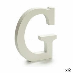 письмо G Деревянный Белый (2 x 16 x 14,5 cm) (24 штук) цена и информация | Почтовые ящики, номера для дома | pigu.lt