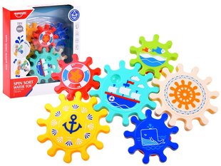 Игрушка для ванной Huanger Colored Gears цена и информация | Игрушки для малышей | pigu.lt