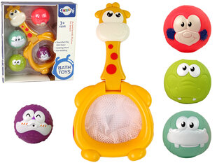 Игрушка для ванны жираф с резиновыми шариками цена и информация | Игрушки для малышей | pigu.lt