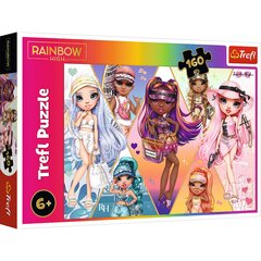 Dėlionė su lėlytėmis Trefl Rainbow High, 160 det. kaina ir informacija | Dėlionės (puzzle) | pigu.lt