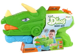 Водный пистолет «Динозавр», 1330 мл, зеленый цена и информация | Игрушки для песка, воды, пляжа | pigu.lt