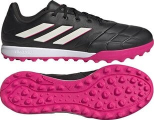 Futbolo batai Adidas Copa Pure.3 TF, 46 dydis, juodi/rožiniai kaina ir informacija | Futbolo bateliai | pigu.lt