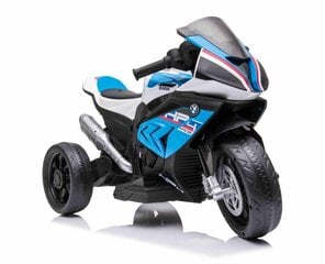 Одноместный детский аккумуляторный мотоцикл BMW HP4, синий цена и информация | Электромобили для детей | pigu.lt