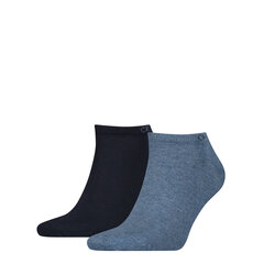 Носки Calvin Klein, 2 пары, синие, белые, 100001807 007 18854 цена и информация | Мужские носки | pigu.lt