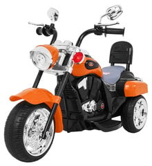 Vaikiškas elektrinis motociklas NightBike Chopper, oranžinis kaina ir informacija | Elektromobiliai vaikams | pigu.lt