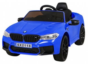 Vienvietis elektromobilis BMW M5 Drift, mėlynas kaina ir informacija | BMW Vaikams ir kūdikiams | pigu.lt