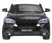 Dvivietis elektromobilis BMW X6 XXL, Juodas kaina ir informacija | Elektromobiliai vaikams | pigu.lt