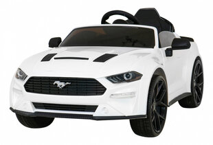 Vienvietis elektromobilis Ford Mustang GT, baltas kaina ir informacija | Elektromobiliai vaikams | pigu.lt