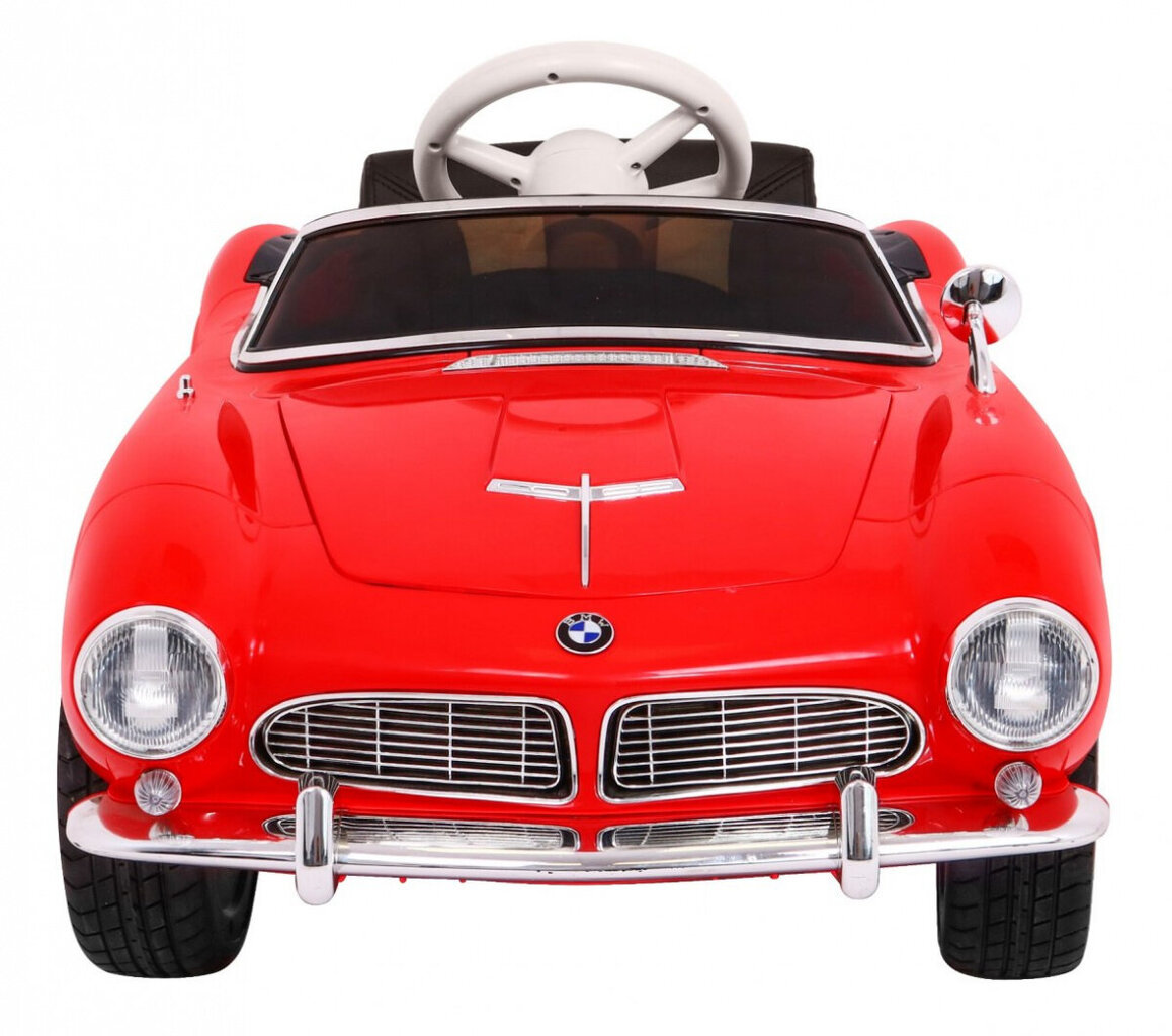 Vienvietis elektromobilis BMW 507 Retro, Raudonas kaina ir informacija | Elektromobiliai vaikams | pigu.lt