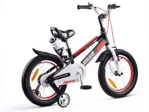 Vaikišskas dviratis Royalbaby, juodas/baltas цена и информация | Dviračiai | pigu.lt