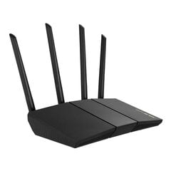 ASUS RT-AX57 wireless router Gigabit Ethernet Dual-band (2.4 GHz | 5 GHz) Black цена и информация | Маршрутизаторы (роутеры) | pigu.lt